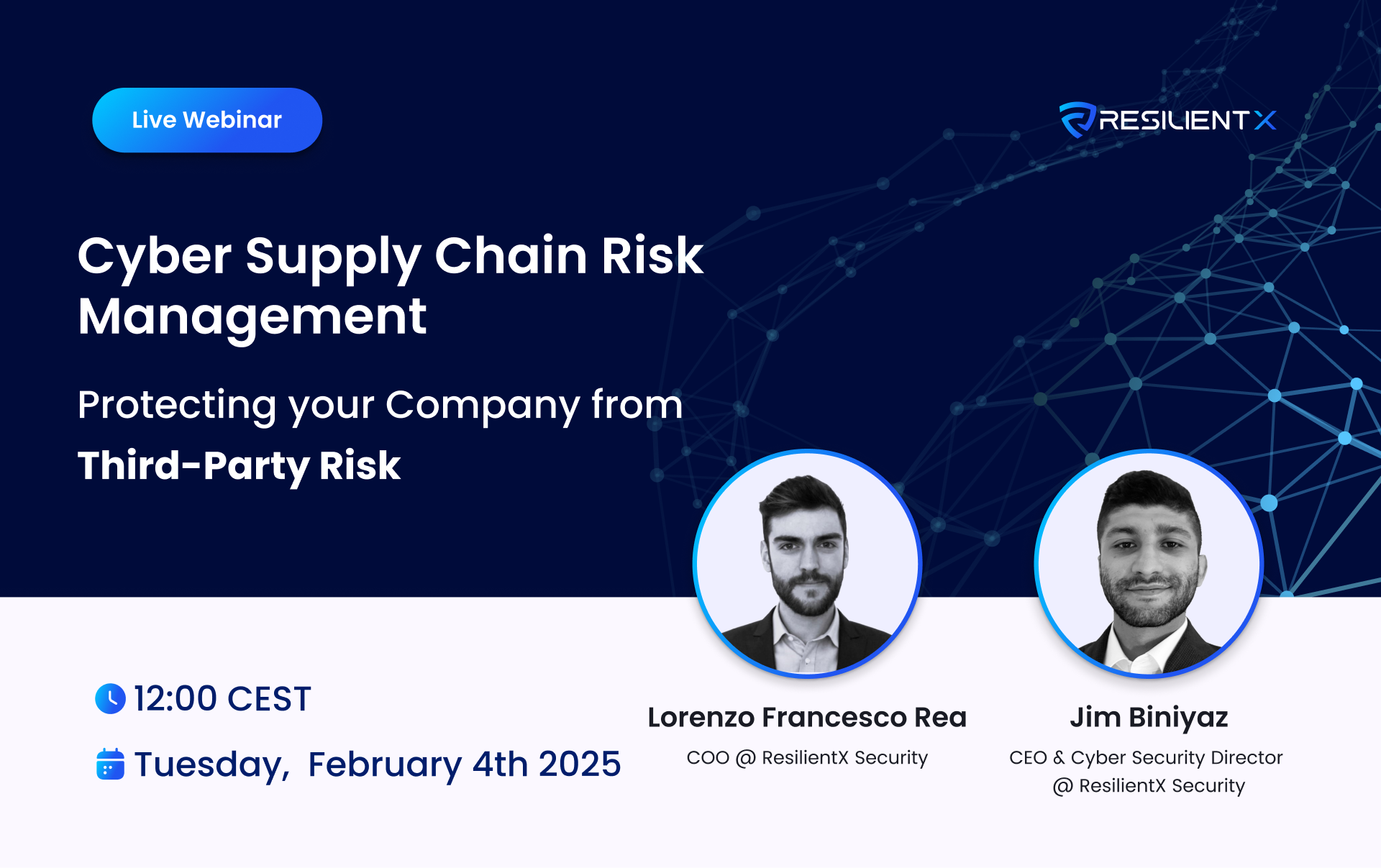 Webinar ResilientX sulla gestione del rischio della catena di fornitura informatica